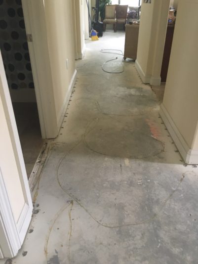 hall from landing to living